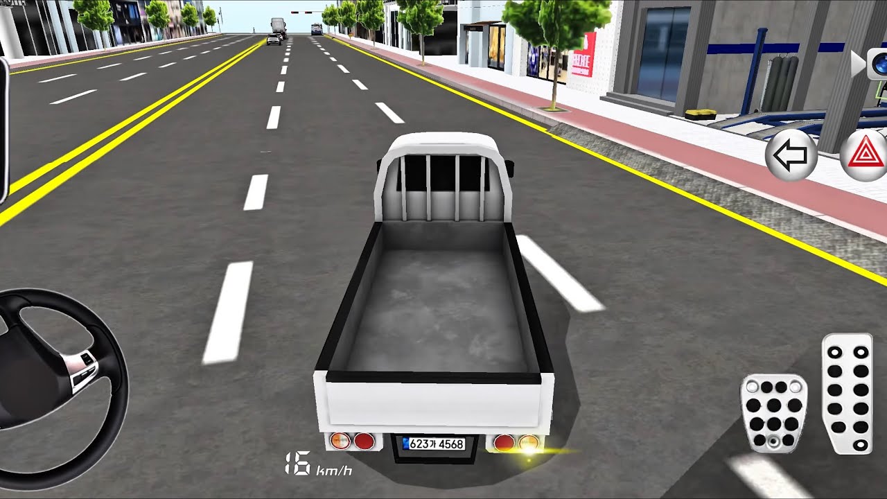 New White Kia Pickup Stuck for Parking – 3D Driving Class Android Game || Car Game #gameplay
