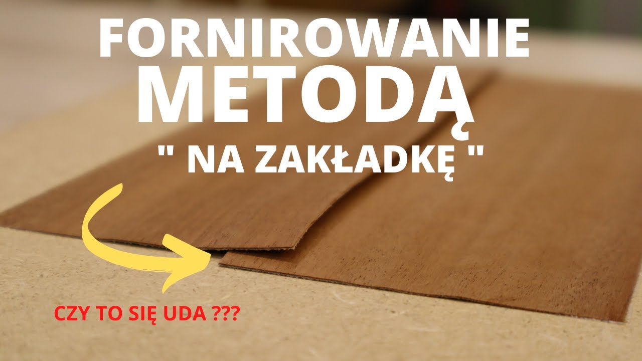 Fornir klejony metodą    