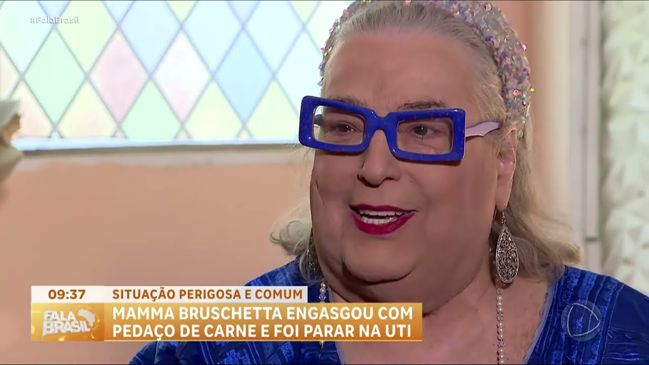 Mamma Bruschetta fala sobre internação na UTI após engasgar com pedaço de carne | FALA BRASIL