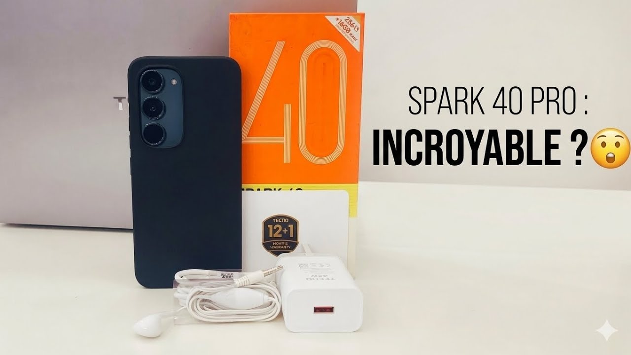 Déballage Tecno Spark 40 Pro : Prise en Main + Test Caméra… Le PLUS BEAU du milieu de gamme ? 😲