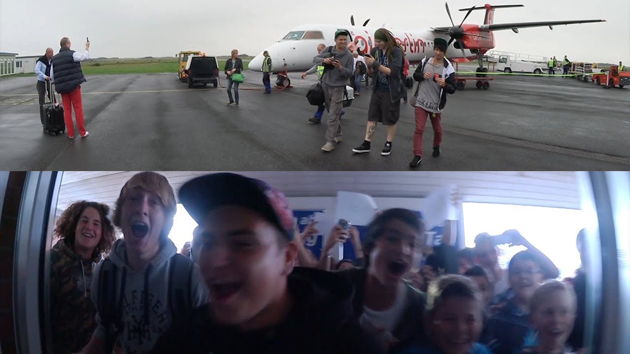 FANS WARTEN AM FLUGHAFEN AUF SYLT | Longboard Tour Tag 0 | Dner