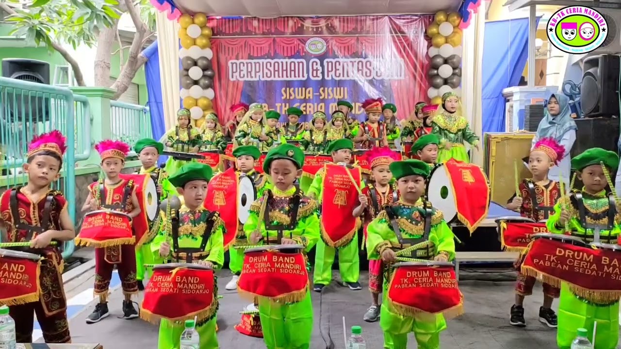 Pembukaan Acara Perpisahan & Pentas Seni Oleh Marching Band TK Ceria Mandiri 🎉🥁🥳