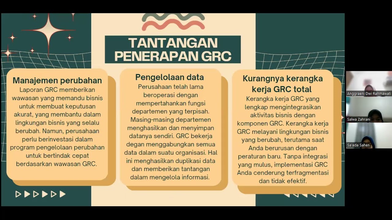 Governance, Risk, Compliance (GRC) - Manajemen Risiko Perusahaan - Kelompok 5