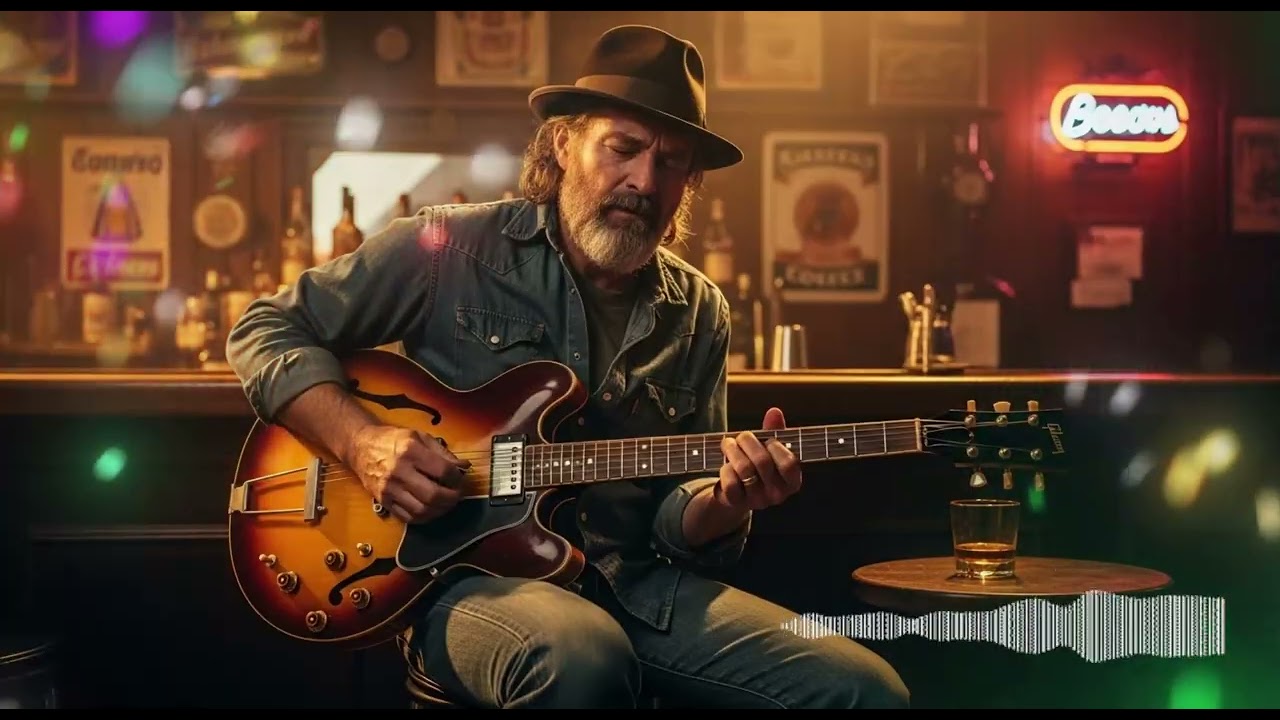 Relaxing Electric Blues | Slow Vintage Guitar Instrumental