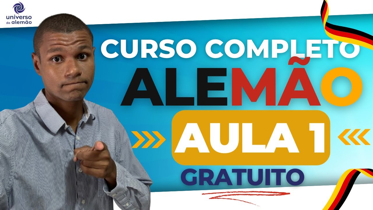 Curso de ALEMÃO -  Aula 1 - GRATUITO e Completo - do Básico ao Avançado (2024)