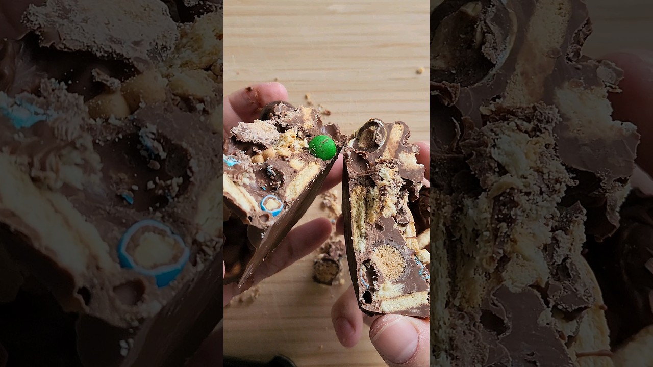 Rocky Road is easy to make and delicious! #food #recipe #cooking #chocolate