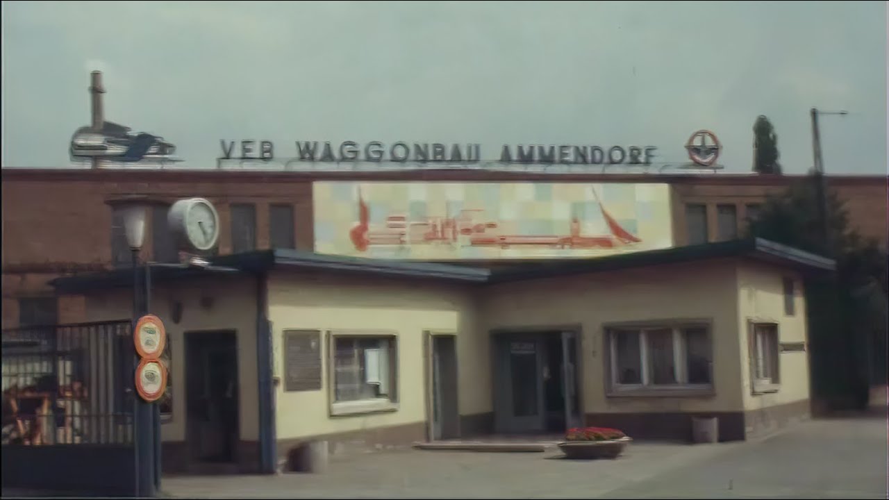 ГДР. Аммендорф. Выпущен 20-тысячный пассажирский железнодорожный вагон для СССР 31.07.1982