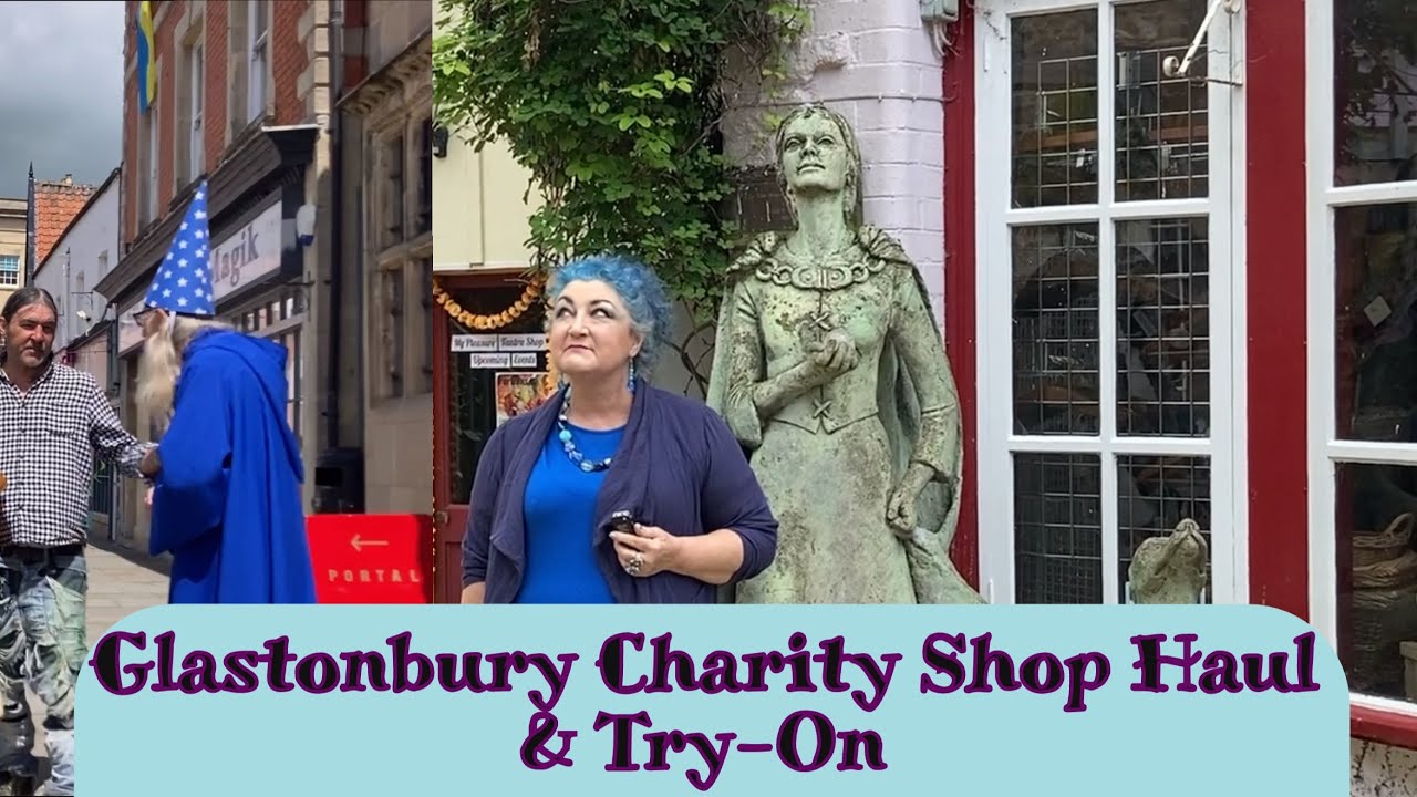 Glastonbury Charity Shop Haul & Try-On