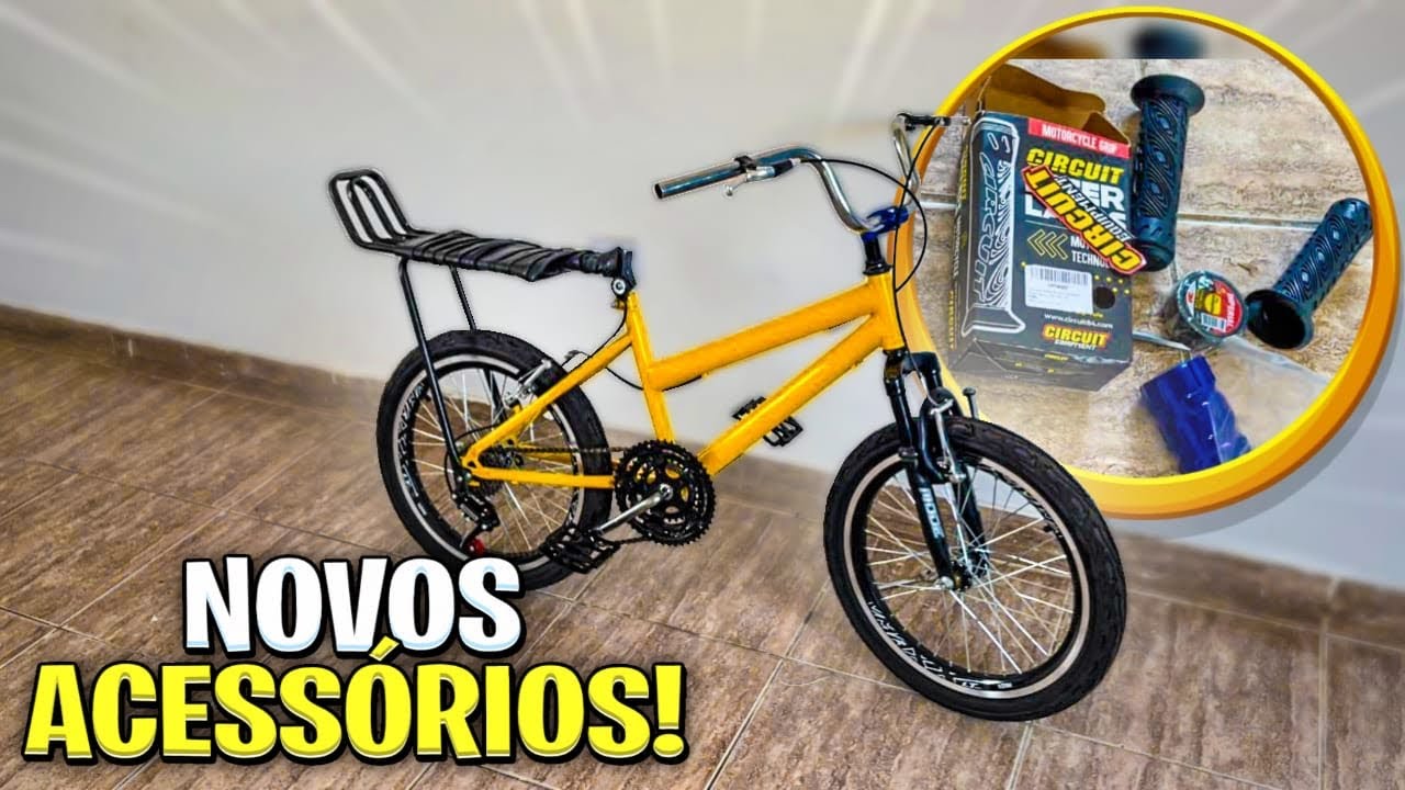 COLOQUEI LUVINHA DE MOTO E ALGUNS ACESSÓRIO NA BIKE DO BRASIL