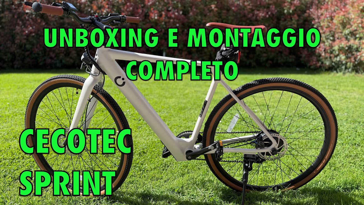 CECOTEC SPRINT - Unboxing e Montaggio della bici elettrica urbana!