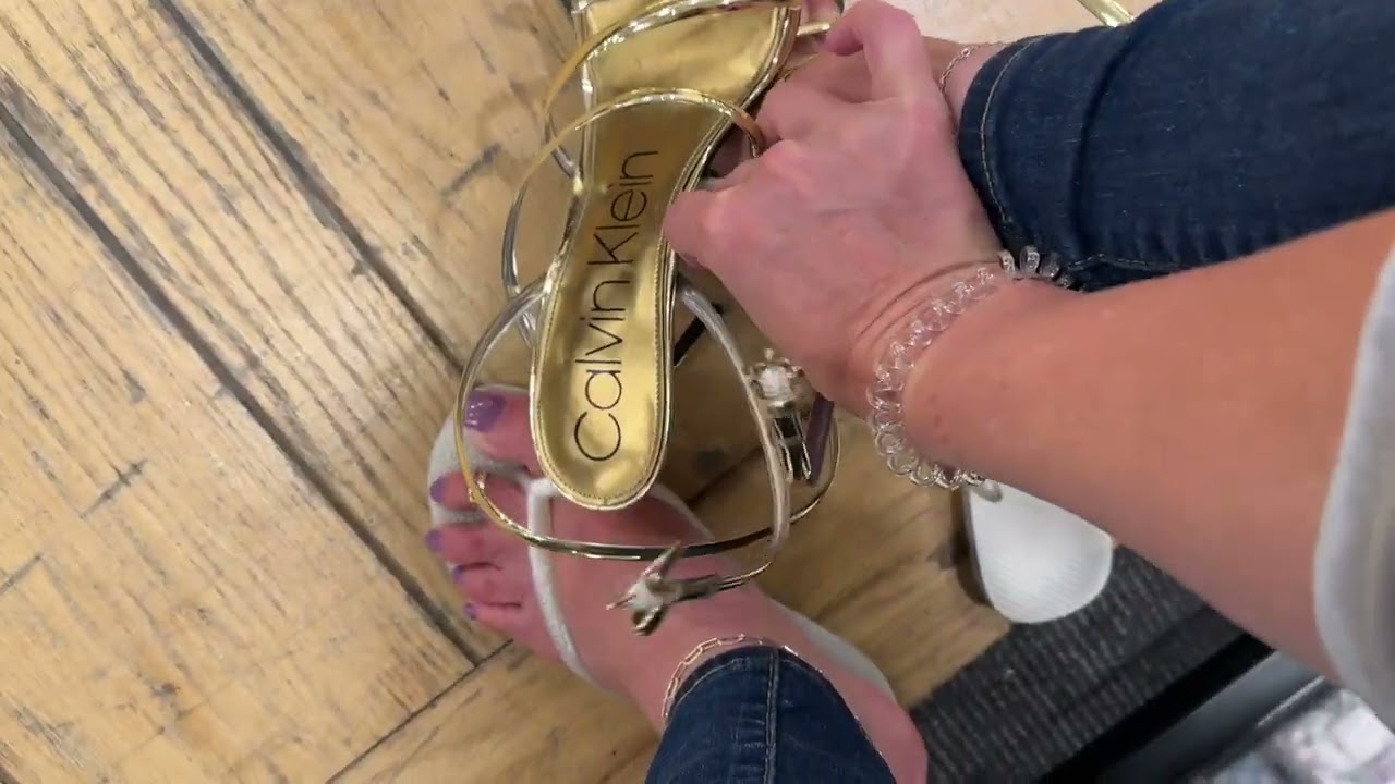 Macy's Backstage SHOP WITH ME Calvin Klein High Heel Sandals