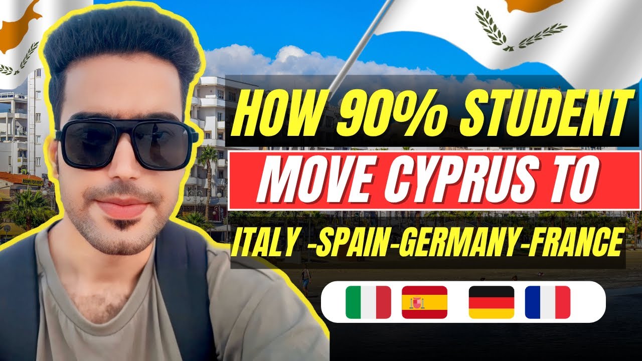 How Students Move from Cyprus 🇨🇾 to Schengen Countries | Italy, Spain, Germany, France 2025