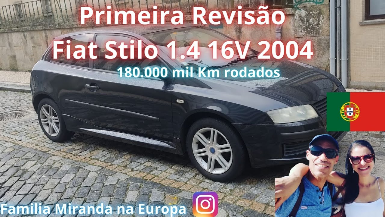 Revisão Fiat Stilo europeu 180.000 km rodados 1.4 , 16 V #fiat #fiatstilo  #portugal  EP 75