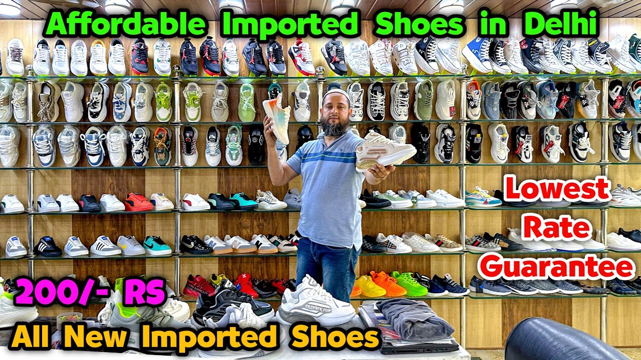 IMPORTED SHOES SALE🤯😍| Cheapest Shoes Market | Shoes Wholesale Market Delhi| Ballimaran Shoes Market