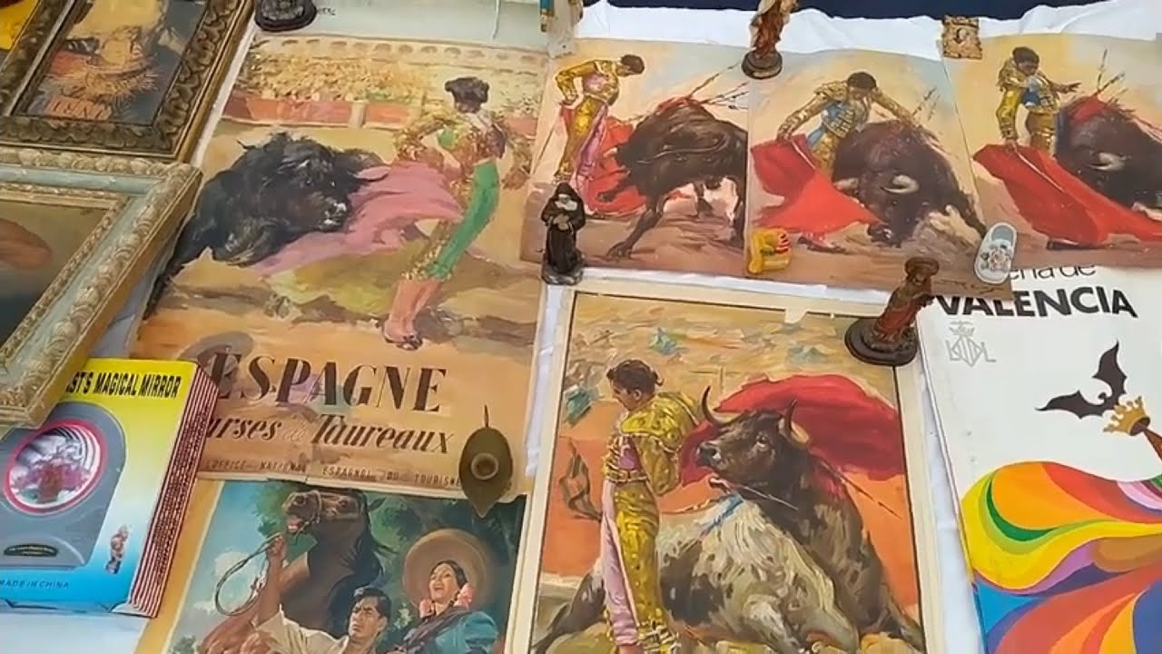 #MERCADILLO RETRO & VINTAGE EN EL RASTRO DE VALENCIA (ESPAÑA)
