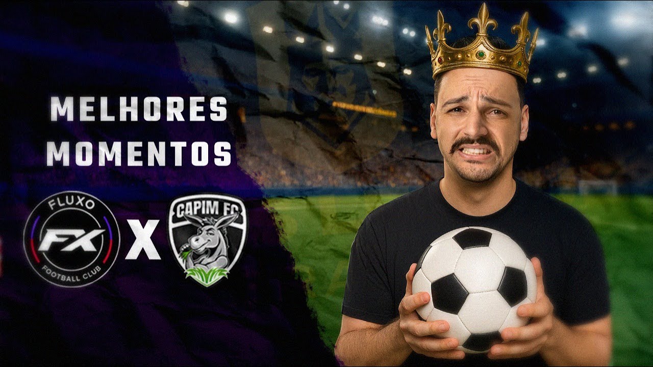 MELHORES MOMENTOS DE CAPIM FC X FLUXO - REACT KINS LEAGUE - 4ª RODADA