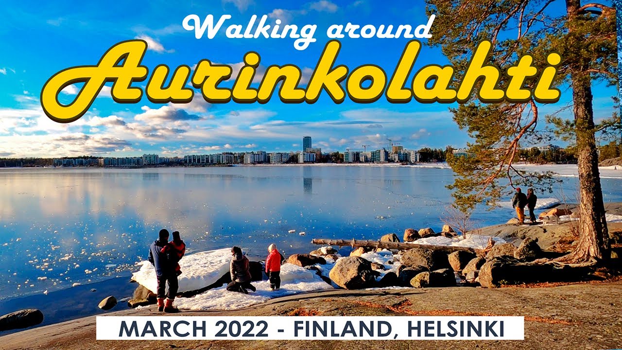 East Helsinki Walk: Aurinkolahti & Uutela Nature Park, March 2022, Finland [4K]
