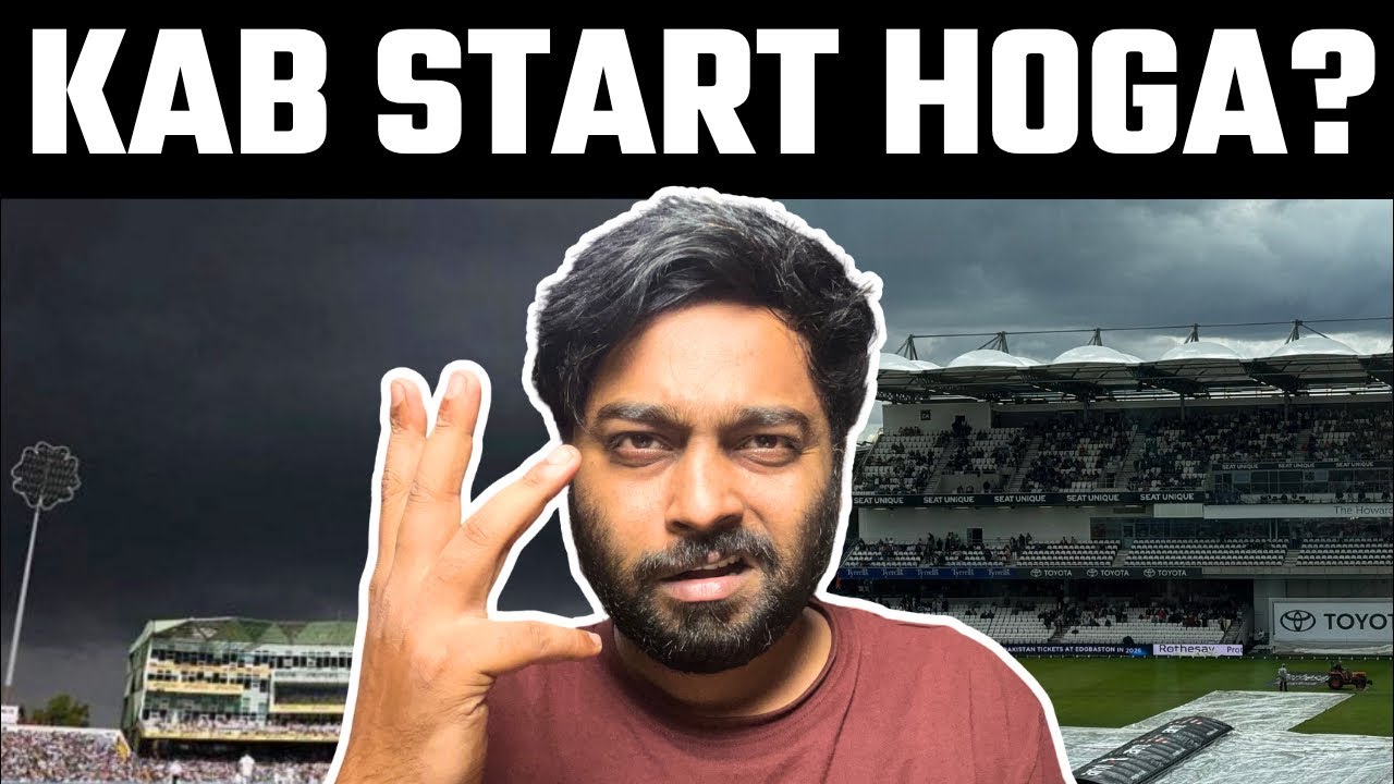 ENG vs PAK Day 2: Heavy Rain Returns at Headingley | Play Delayed | England vs Pakistan 1st Test