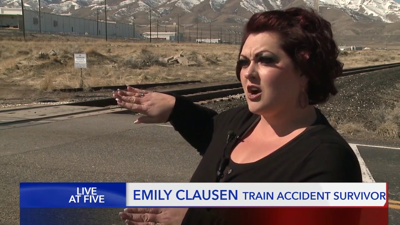 Train accident survivor warns drivers