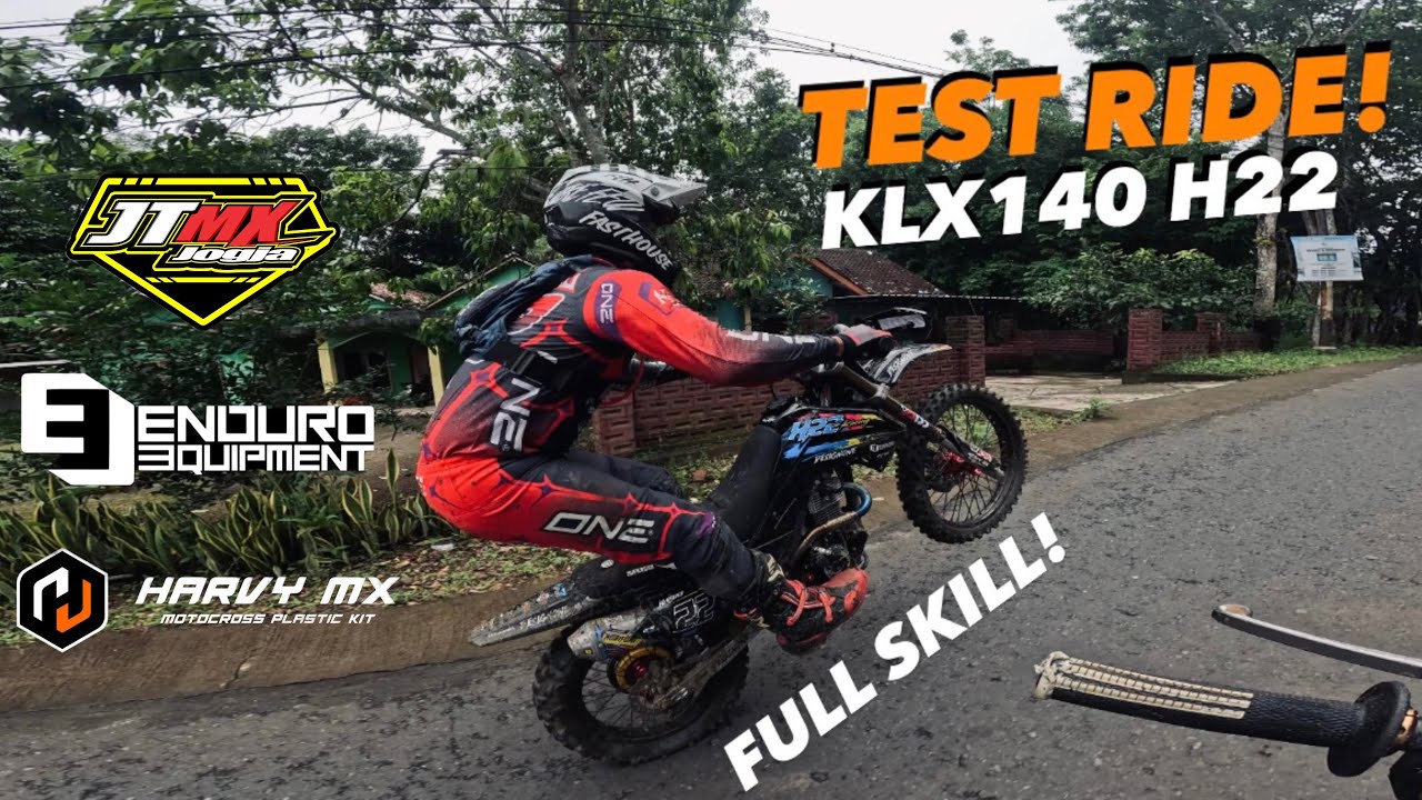 KLX140 H22 TURUN KE JALUR EXTREME! HANCUR ATAU MASIH AMAN??!!