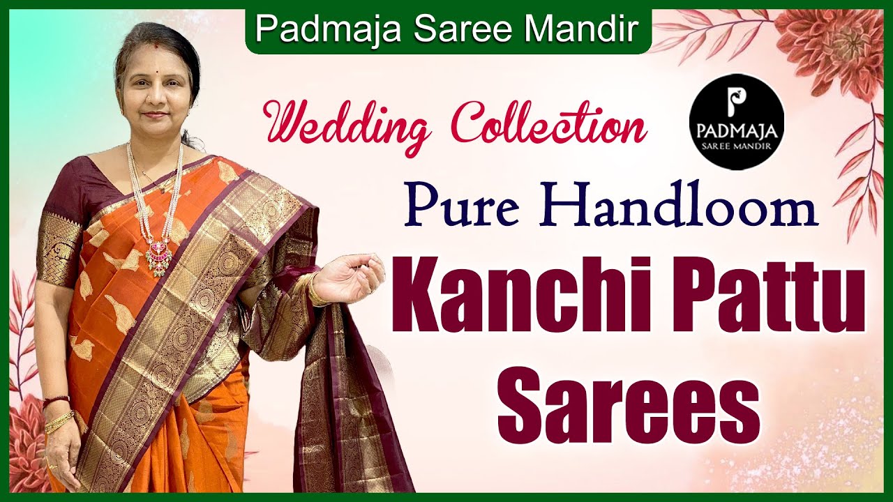 Wedding Collection Pure Handloom Kanchi Pattu Sarees | Padmaja Saree Mandir #shorts #ytshorts