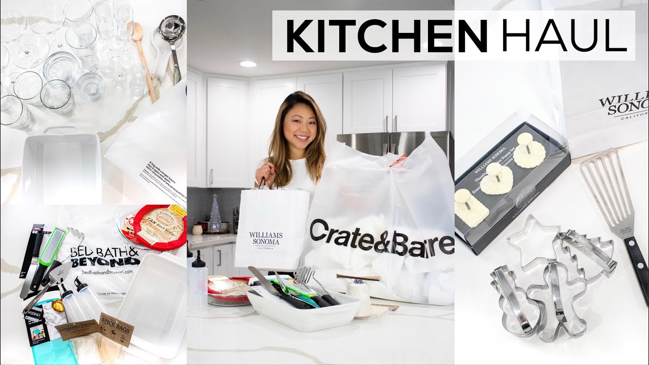 Kitchen Haul 2020 | Kitchen Gift Ideas | Williams Sonoma, Crate & Barrel, and Bed Bath & Beyond