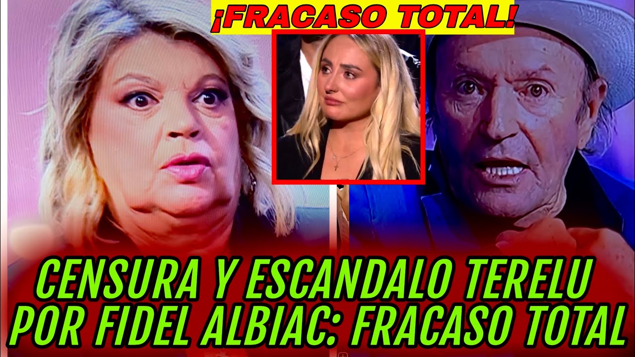 💥FRACASO TOTAL Y CENSURA! TERELU CAMPOS CON AMADOR MOHEDANO POR FIDEL ALBIAC y ROC&Iacute;O CARRASCO