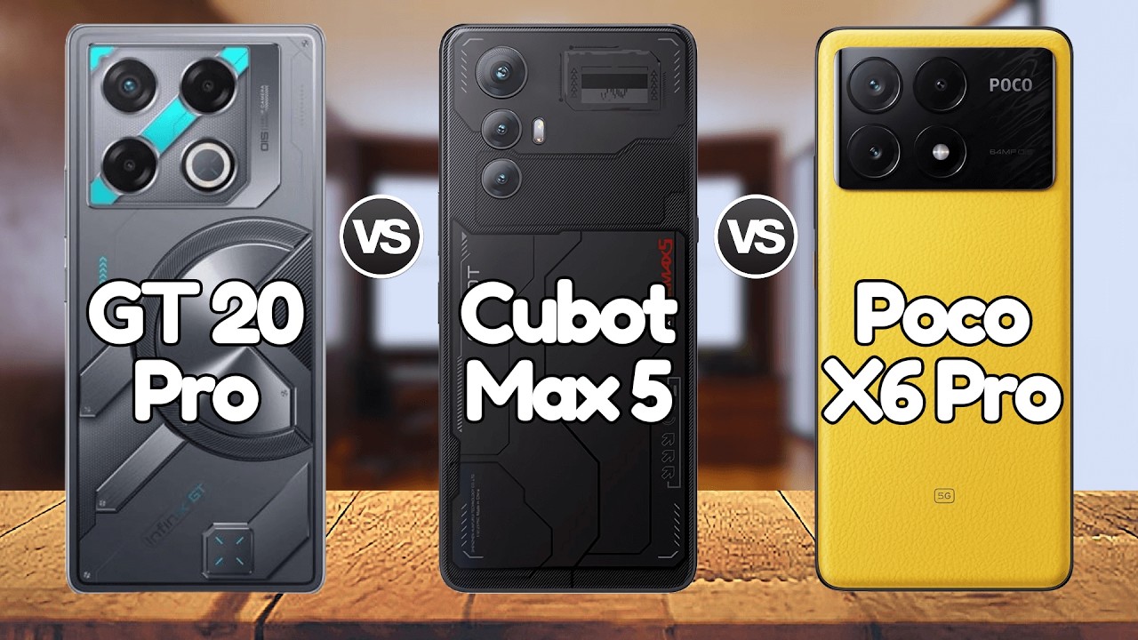 Cubot Max 5 Vs Infinix Gt 20 Pro Vs Poco X6 Pro | @EficienTechs👈👀