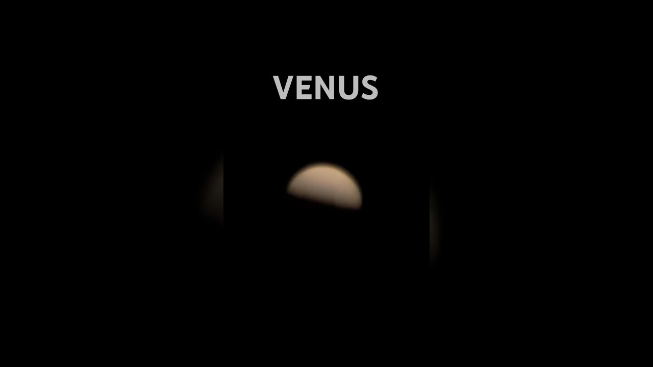 Venus 🟠 Through Nexstar 8SE Telescope 🔭