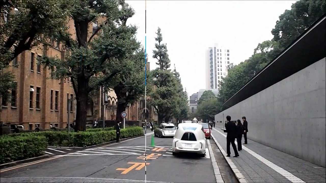 [HD]EV試乗会に遭遇：electric vehicle demo ride (Eliica and SIM-LEI)