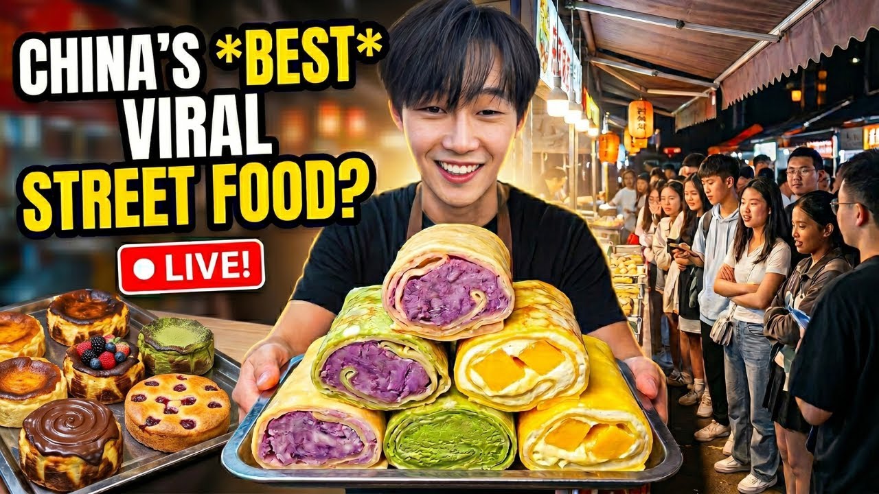 🚂 Inside China&rsquo;s VIRAL Street Food Scene! 🔴 LIVE 10/06/2026 💘