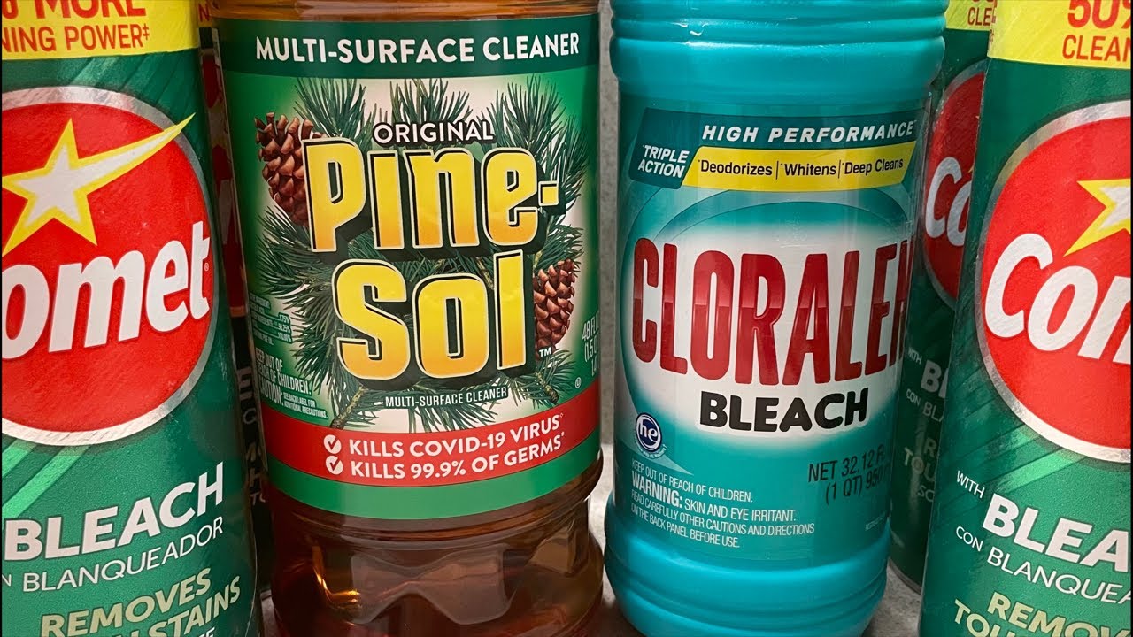 Pine Sol + Bleach + Comet (ASMR LIVE)