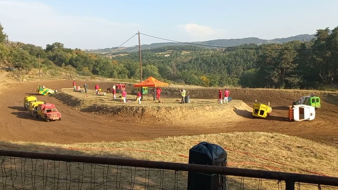 Stock car  Course à Colombier-le-Vieux  Finich utilitaires  15 août 2025