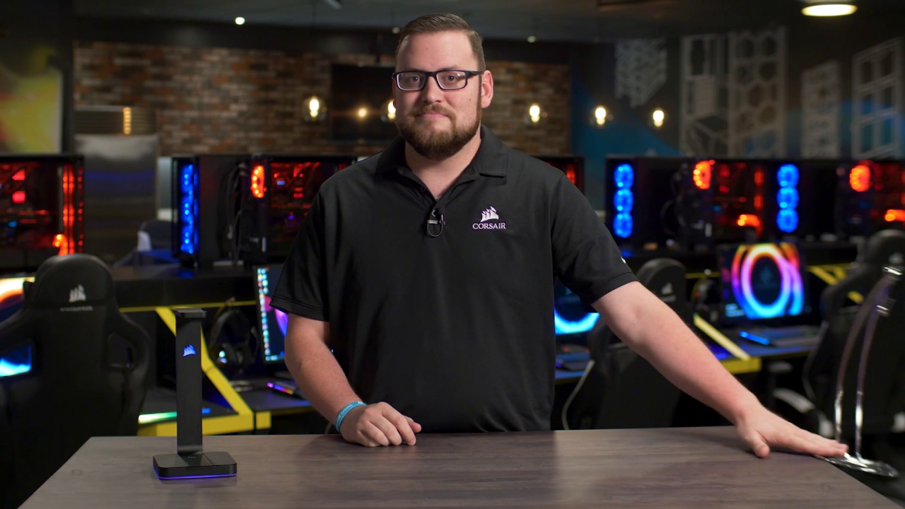 CORSAIR ST100 RGB Premium Headset Stand