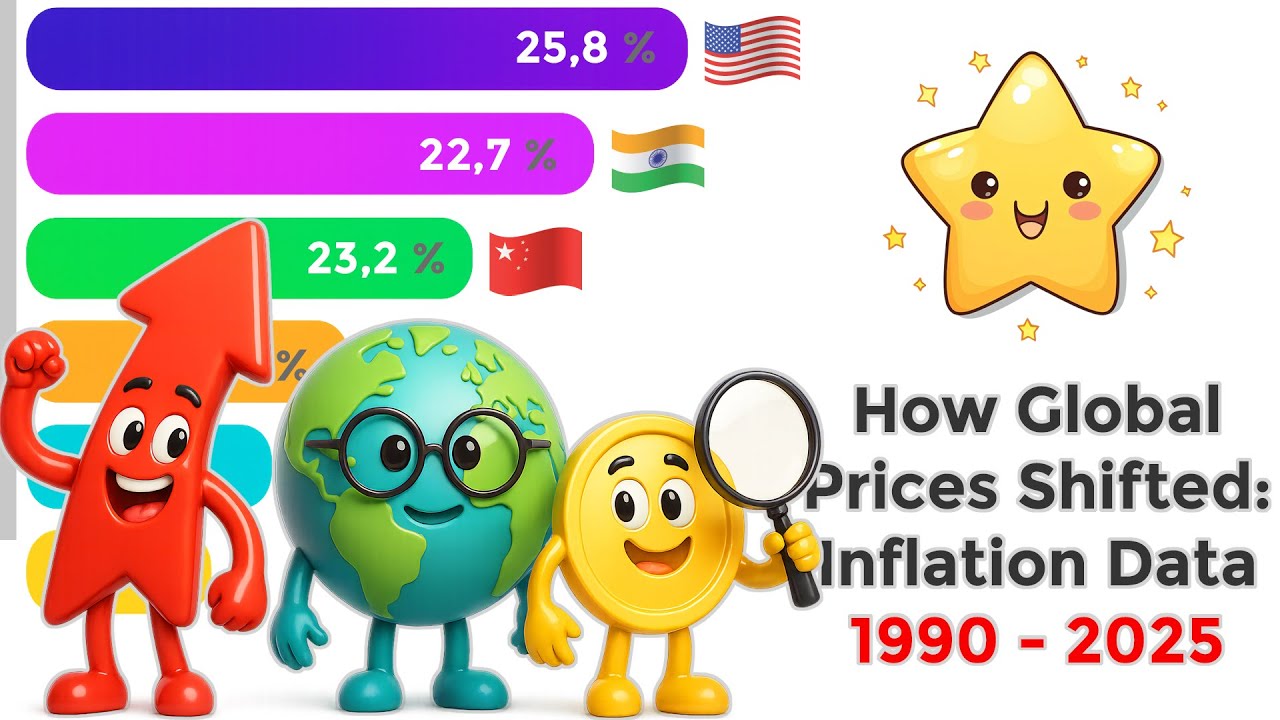 Global Trends in Inflation Rates (IMF Data) 1990 - 2025