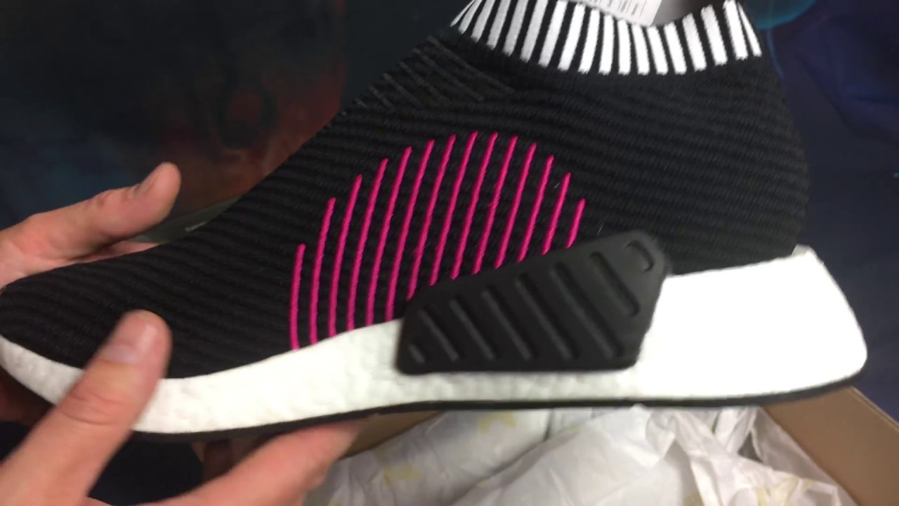 adidas NMD CS 2 PK Black Pink Unboxing