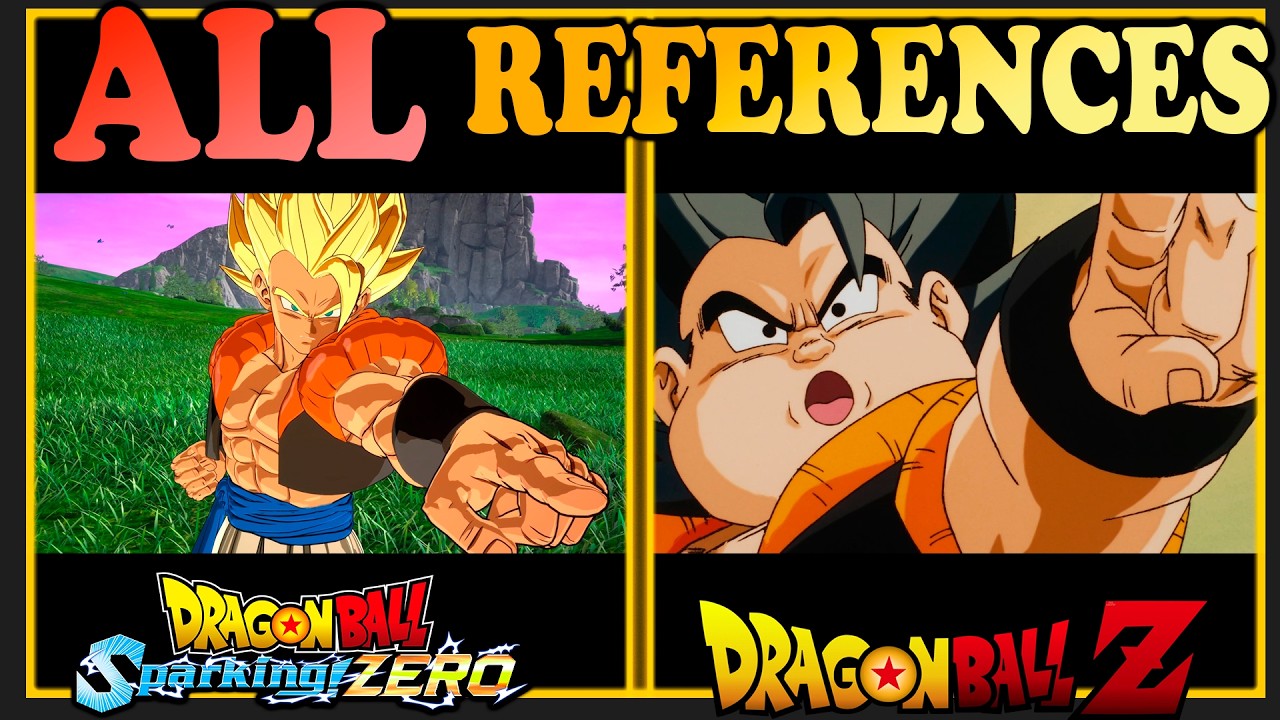 ALL Dragon Ball Sparking Zero Anime Comparisons - Gogeta(Z) References