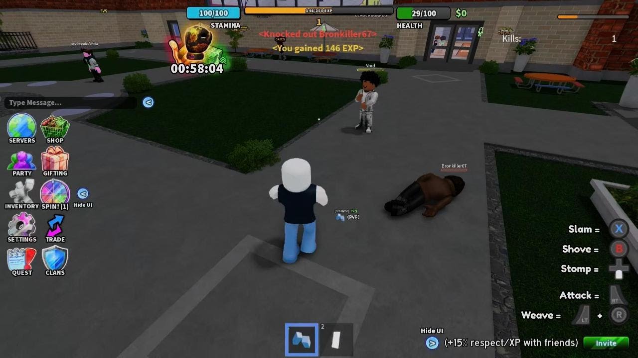Fighting in school, but on Roblox.