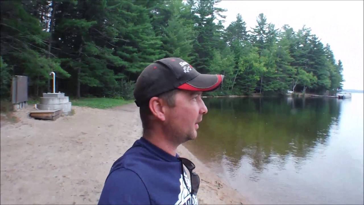 Bon Echo Provincial Park - Off Leash Dog Beach & Pet Exercise Trail - RV Camping Ontario