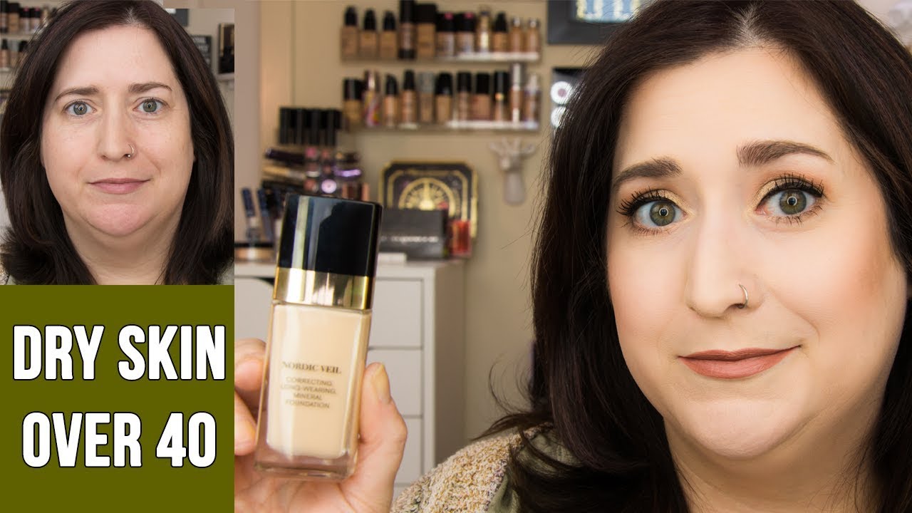 IDUN MINERALS NORDIC VEIL | Dry Skin Foundation Review & Full Day Wear Test