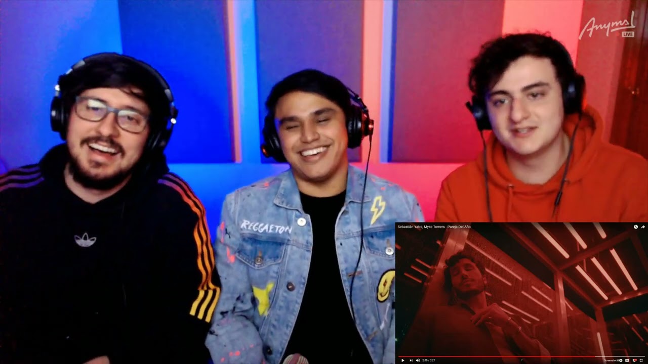 [Reacción] Sebastián Yatra, Myke Towers - Pareja Del Año | ANYMAL LIVE 🔴