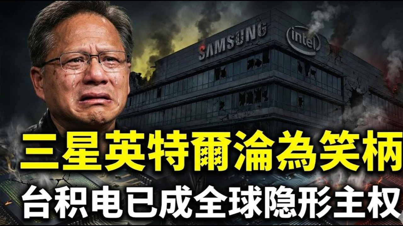 三星英特尔彻底沦为行业笑柄，全球财富向单一节点疯狂聚集。