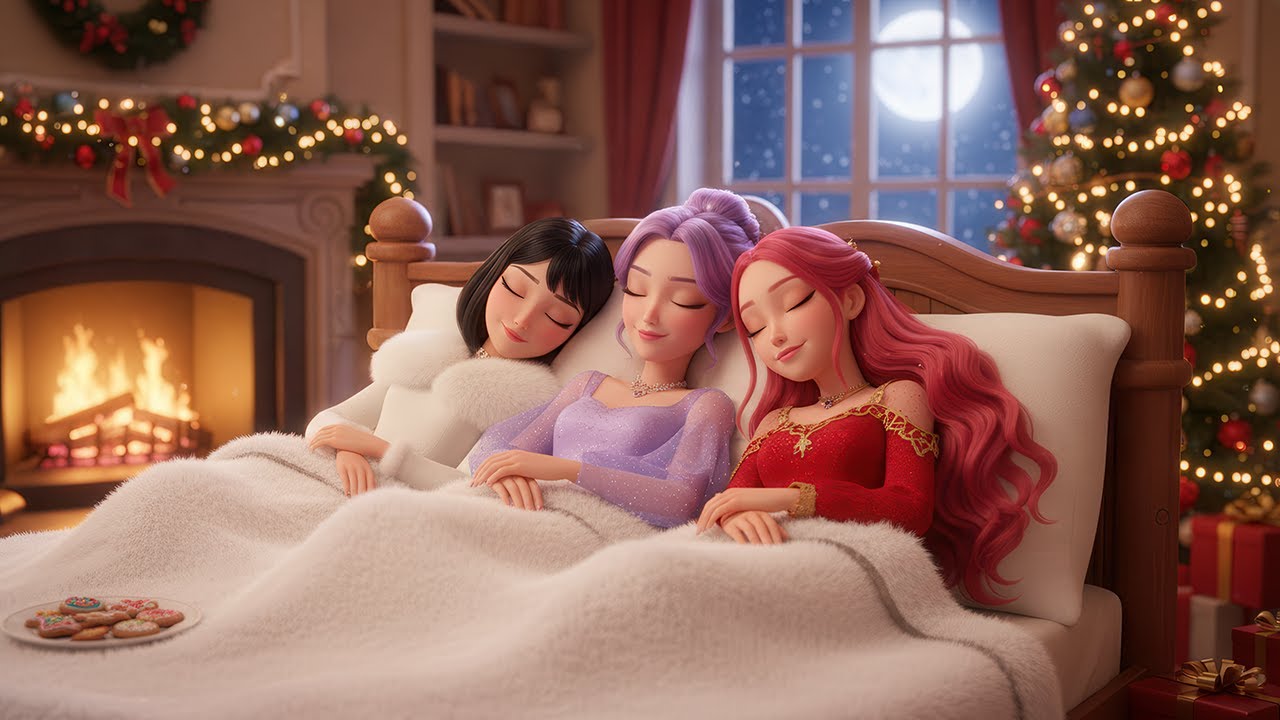 Calm Your Thoughts 🕯️ Gentle Christmas Lullaby | Rumi, Mira, Zoey | Kpop Demon Hunters