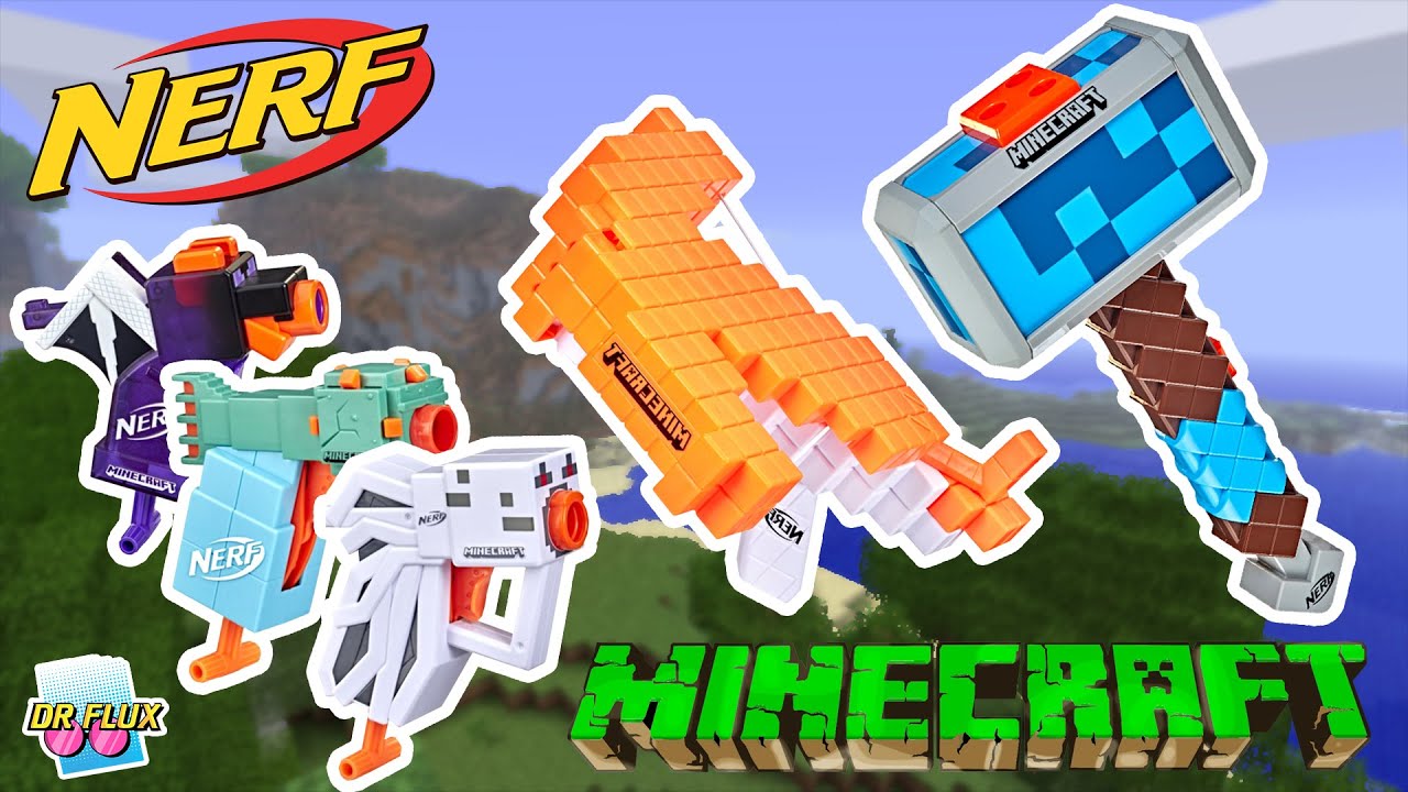 Minecraft has Finally come to Nerf!