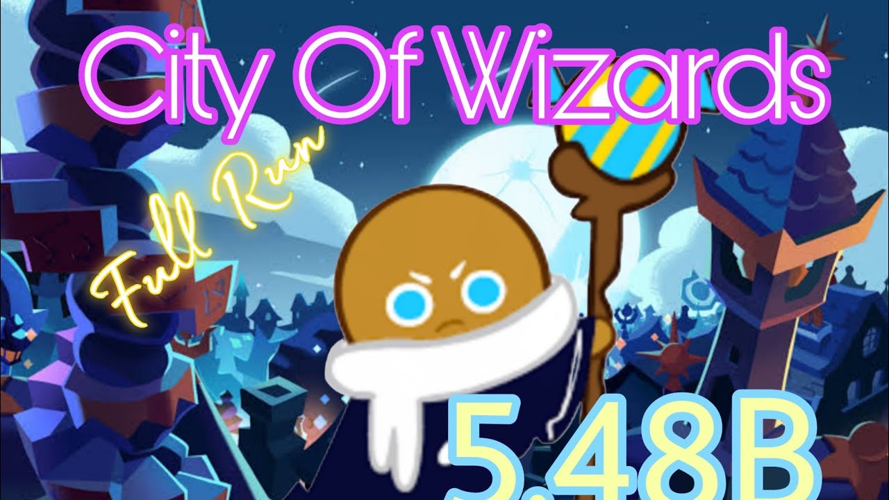 CookieRun Ovenbreak | Breakout City Of Wizards (Wizard Cookie Season) 5.48B | Full Run