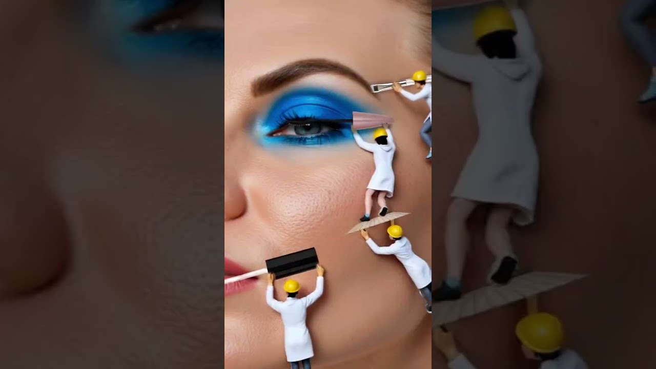 Makeup by tiny workers #minivolog #shortvideo #followme