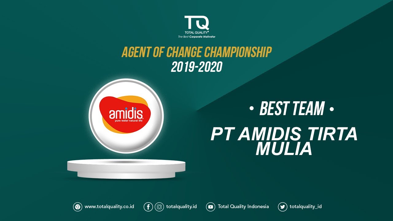 AOC CHAMPIONSHIP 2019/2020 : BEST TEAM - PT AMIDIS TIRTA MULIA