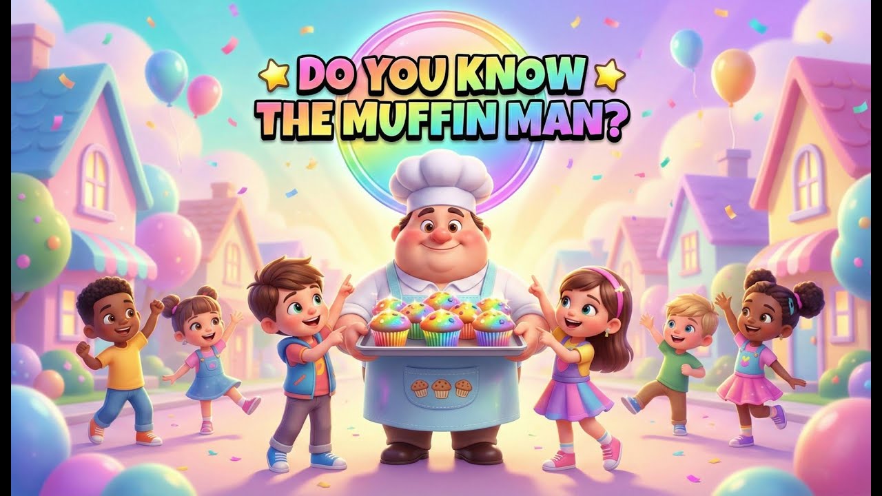 Do You Know the Muffin Man? | Kids Story | #themuffinman #nurseryrhymes #nurseryrhymes2025