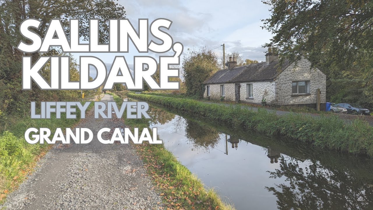 Dublin to Sallins | Irish Rail | Grand Canal | Liffey River, Leinster Aqueduct | Kildare | Ireland
