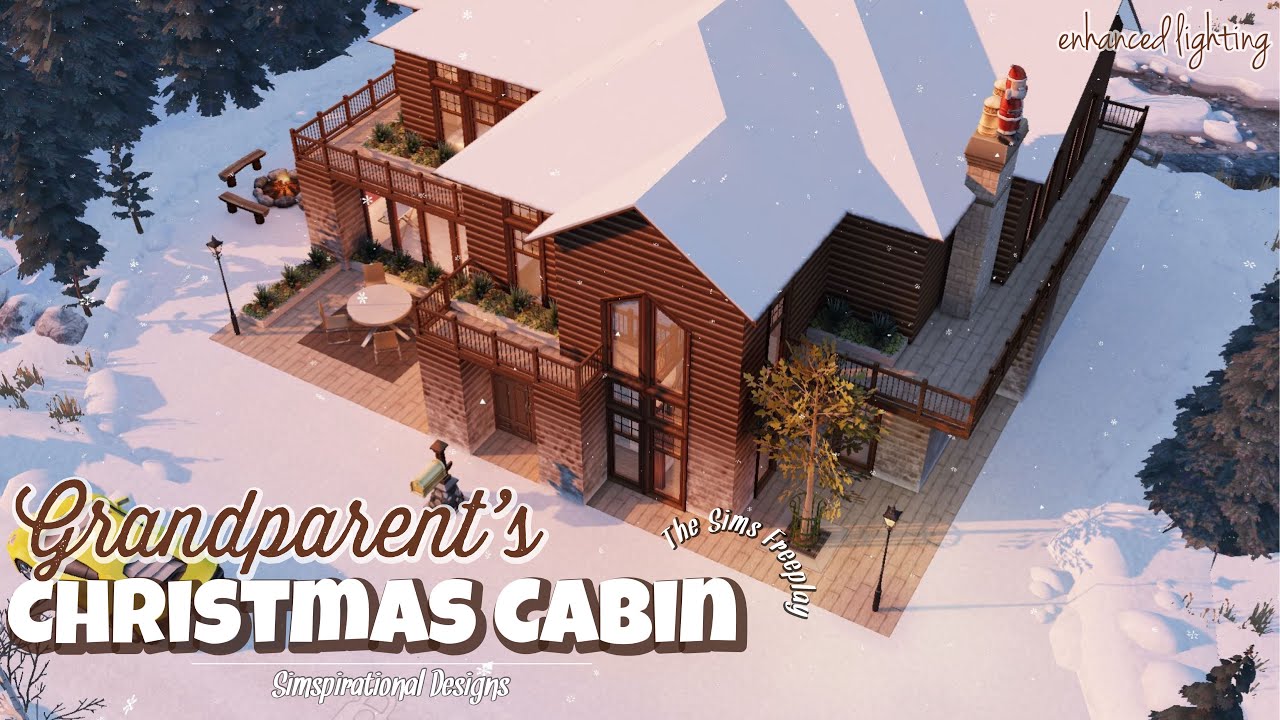 GRANDPARENT’S CHRISTMAS CABIN | The Sims Freeplay | Simspirational Designs